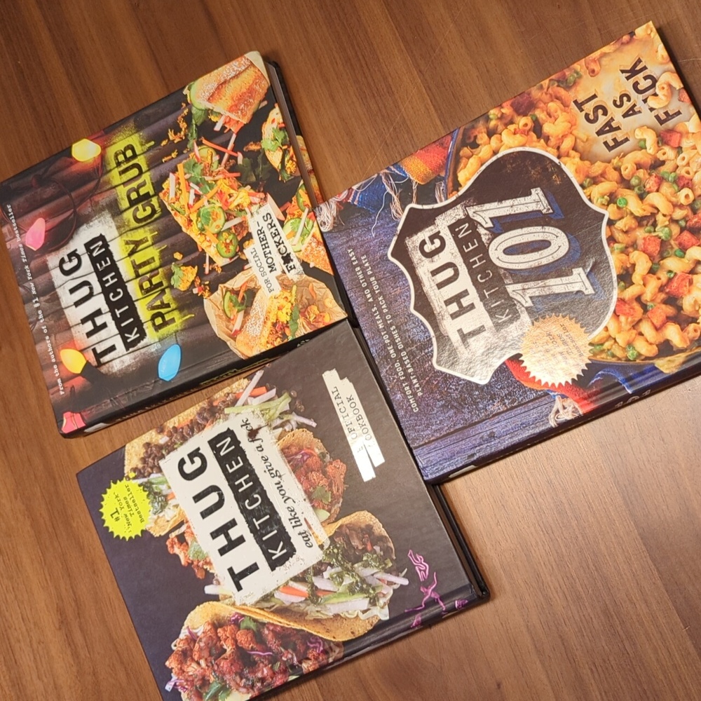 Thug Kitchen Cook Books - Bundle of 3